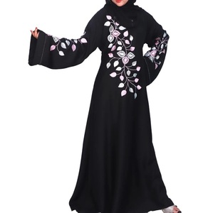 2026 Outer Wear Islamic Clothing Abaya Women Muslim Dress Abaya Belt Waist Baggy Kaftan Wholesale Abaya Silk Custom Abayas - Product Image 6