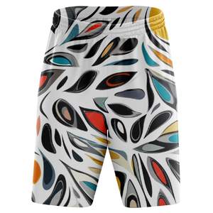 Shorts de bain homme personnalisés à poches latérales, réactifs à l'eau et changeant de couleur, pour sports nautiques et plage, collection été 2026 - Product Image 5