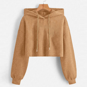 Sudadera con Capucha para Mujer, Estilo Nuevo 2026, con Bolsillos con Cremallera, Sudadera Corta para Mujer - Product Image 5