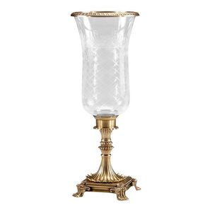 Modern Metal Frame Glass <b>Hurricane</b> Candle Holder Decorative <b>Lantern</b> for Table Centerpiece Home Decor - Product Image 2