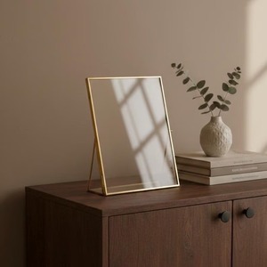 Ornate Metal Mirror <b>Frame</b> Oval Shape Decorative Silver Finish Vintage Style Wall <b>Mount</b> - Product Image 2