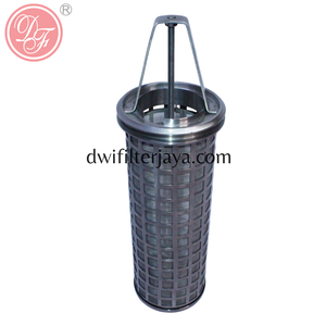 Filtro de cesta de acero inoxidable dúplex con malla de alambre perforada para aceite y líquidos, filtros de aire 304/316SS - Product Image 2