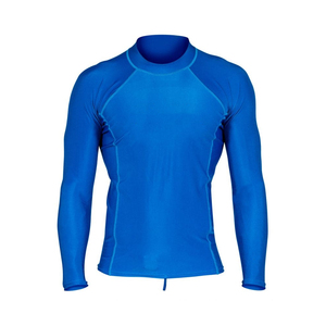 เสื้อรัดรูปสำหรับผู้ชายระดับเอลีท แบบสั่งทำพิเศษ (OEM) ผ้าโพลีเอสเตอร์ระบายอากาศ แห้งเร็ว เหมาะสำหรับว่ายน้ำและเล่นเซิร์ฟ - Product Image 6