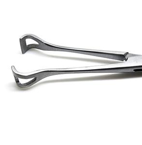 Pince chirurgicale manuelle Babcock de haute qualité pour tissus intestinaux, 16,5 cm, en acier inoxydable, certifiée CE - Product Image 5