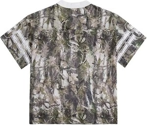 Custom Breathable Oversized Boxy Cut Mesh Short Jerseys <b>Men's</b> Women's American Football Vintage Graphic Print Loose Fit Logo - Product Image 2