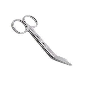 Tijeras de vendaje para electricistas, para zurdos, de acero inoxidable, instrumento quirúrgico, herramienta de corte con borde liso y dentado - Product Image 2