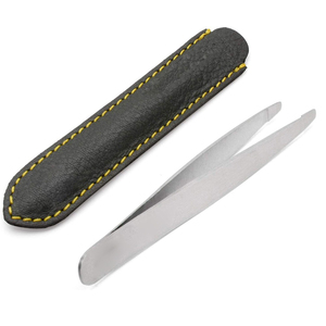 Pinzas de Cejas Reutilizables de Acero Inoxidable de Alta Calidad, Hechas a Mano, Acabado Mate en Todos los Colores, Punta Recta y Inclinada - Product Image 1