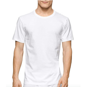 เสื้อยืดผู้ชายทรงเข้ารูปลำลอง น้ำหนัก 150 กรัม ลายเสือดาว ปักลาย 100% ผ้าฝ้าย โลโก้ด้านหน้า ป้องกันขนร่วง - Product Image 1