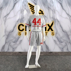 CLOVIX SPORTS Men's Summer Casual Two-Piece Cotton T-<b>Shirt</b> Shorts Set Custom Logo Silk Screen Printing Letter Pattern ODM - Product Image 1