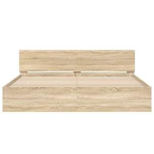 Cadre de lit en bois d'ingénierie Sonoma 75,98 x 79,92 po – Lits en bois élégants - Product Image 5