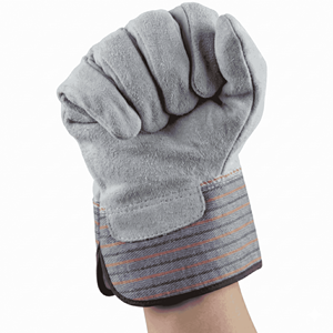 Guantes de seguridad de cuero de vaca de primera calidad Guantes de trabajo industriales Canadian Rigger resistentes para protección de manos - Product Image 2