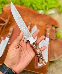 Ensemble de couteaux de chef professionnels de haute qualité Palace LLC, en acier Damas fait main, 5 pièces, couteaux utilitaires de cuisine écologiques - Product Image 4