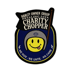 Patch de finition de bordure en tissu damassé découpé au laser, personnalisable, lavable et de qualité supérieure pour vêtements et uniformes - Product Image 1