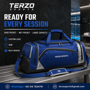 2026 New Artical Custom Logo Water Resistant Sports <b>Duffel</b> <b>Bag</b> with Separate Shoe and Wet Compartment Large Capacity Gym <b>Bag</b> - Product Image 6