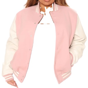 Veste universitaire pour femmes de haute qualité matelassée en tricot à manches longues Logo personnalisé Écologique Meilleure vente - Product Image 4