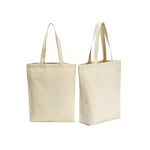 Sac fourre-tout personnalisé pas cher avec logo imprimé, écologique, recyclable, en jute et lin, réutilisable, pour le shopping, avec expédition et livraison. - Product Image 5