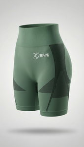 Shorts de sport athlétiques sans couture pour femme, respirants, taille haute, effet froncé, pour le yoga, la gym et le streetwear - Product Image 4