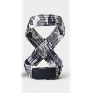 Sangles de musculation en néoprène en forme de 8 pour entraînement de traction, sangles de levage de poids robustes avec support de poignet, sangles camouflage en forme de 8 - Product Image 3