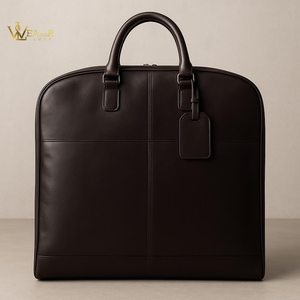 Bolsa para Ropa de Cuero Genuino Premium, Hecha a Mano, con Cierre de Cremallera Resistente, para Trajes, Viajes de Negocios, Casual, Venta al Por Mayor - Product Image 3
