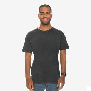 T-shirt pour homme à col roulé uni, imprimé en sérigraphie, formel, respirant, écologique, 100% coton, coupe ample - Product Image 6