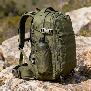 Sac à dos tactique imperméable en nylon 30-40L avec cadre interne pour le camping et l'alpinisme - Product Image 1
