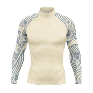 Rashguard MMA pour femmes, manches longues, polyester durable, vêtements de compression - Product Image 3