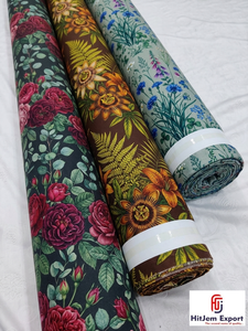 Custom Polyester Digital Printed Fabric Soft Lightweight Fashion Textile for Apparel Dresses and Designer Clothing - Product Image 5