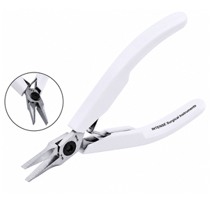 Pince à bec courbé de style Lindstrom, outil durable en acier inoxydable pour les fabricants de bijoux et les professionnels de l'artisanat - Product Image 5