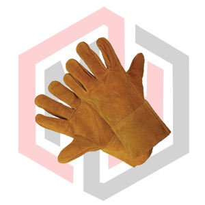 Guantes de Soldadura de Cuero con Puño de Seguridad, Resistentes al Calor y al Fuego, Antivibración, para Soldadura TIG/MIG/Stick - Product Image 4