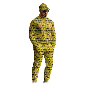Ensemble de vêtements pour homme, ensemble décontracté en deux pièces, vêtements de rue confortables, hiver, respirant, coupe-vent, léger, t-shirt - Product Image 5