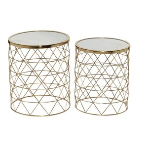 Contemporary 3 Piece <b>Nesting</b> <b>Tables</b> for Living Room Bedroom and Office Decoration - Product Image 2