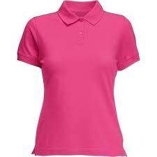 Polo décontracté pour femme, tissu piqué épais, coupe classique, couleur unie, personnalisable avec logo - Product Image 1