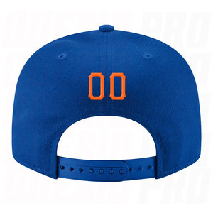 Gorra de Béisbol Ajustable Personalizada con Bordado Premium, Color Naranja Real y Blanco, con Cierre a Presión, para Equipos Deportivos y Uso Urbano - Product Image 2