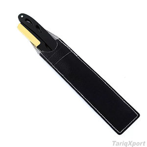 Classic Black & Gold Wood Handle Straight <b>Razor</b> <b>for</b> <b>Men</b> Body & Face Barber Shaving Stainless Steel Professional Shaving Tool - Product Image 3