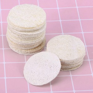 Esponjas para el cuidado de la piel, esponja redonda natural para el baño corporal, limpieza facial - Product Image 1