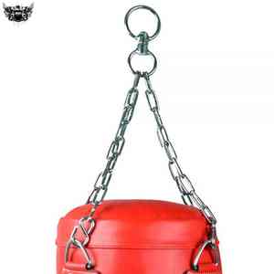 Sac de frappe robuste recouvert de cuir avec remplissage de sable, 3 pieds de haut pour l'entraînement de force - Product Image 4