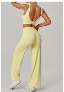 Sports Clothing Active Wear Yoga <b>Set</b> 2 Pieces Gym Fitness Yoga <b>Sets</b> for Women - Product Image 2
