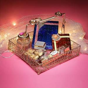 Panier de rangement industriel en métal avec couvercle, organisateur robuste en fil métallique pour garde-manger et cuisine - Product Image 2