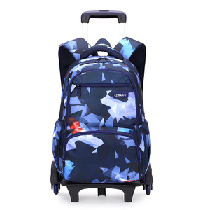 Best-selling Boys' <b>Trolley</b> <b>Backpack</b> 3-piece Set School <b>Backpack</b> Latest Student <b>Backpack</b> - Product Image 1