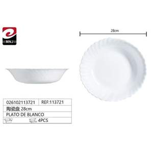 Plato Hondo de Cerámica de 28 cm, Platos y Vajilla - Product Image 3