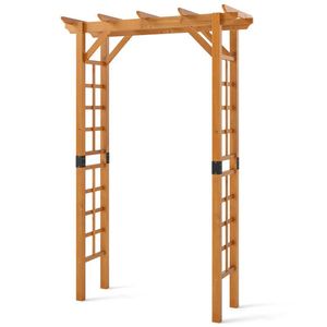 Arco da Giardino in Legno da 7/7,5 Piedi, Traliccio Esterno per Piante Rampicanti, Recinzione e Cancello - Product Image 2