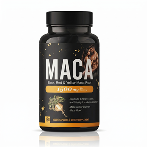 Fabricant OEM ODM de compléments alimentaires en capsules de racine de maca à base de plantes personnalisées - Product Image 1