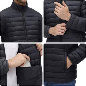 Veste d'hiver décontractée pour homme, en tissu canvas, avec fermeture éclair sur le devant, couleur personnalisée, design réversible de haute qualité, service OEM - Product Image 6