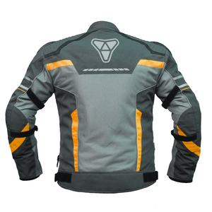 Chaqueta de Motocicleta Corta Impermeable para Hombre, Ropa de Motociclismo Textil de Verano con Tiras Reflectantes para Protección y Seguridad - Product Image 5