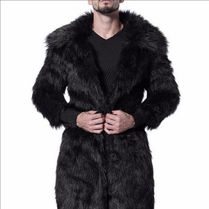 Manteau en fausse fourrure épaisse et chaude pour homme, mode hiver - Product Image 1