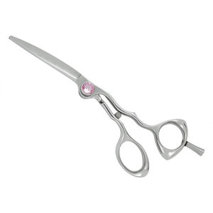 Silver Color Screw Hair Cutting Scissors Lightweight Shears Salon Professional Use High Quality Stainless Steel Sharp <b>Blade</b> Tip - Product Image 1