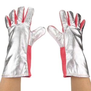 Guantes de Soldadura de Cuero Vacuno de Primera Calidad, Resistentes a la Abrasión, para Trabajo Industrial, con Protección de Para-Aramida - Product Image 4