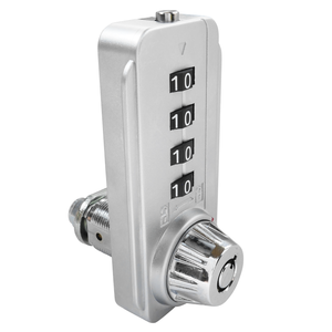 Secure 4-Digit Code Lock for <b>Lockers</b>, Master Key Functional Combination Cam Lock - Product Image 1