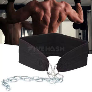 Cinturón de Levantamiento de Pesas de Grado Comercial con Cadena de Acero para Ejercicios de Fuerza con Carga Pesada - Product Image 5