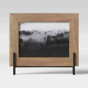 Vintage Scalloped Wooden Photo <b>Frame</b> Natural Wood Grain Wall Hanging <b>Picture</b> <b>Frame</b> for Home Office and <b>Gallery</b> Display - Product Image 2